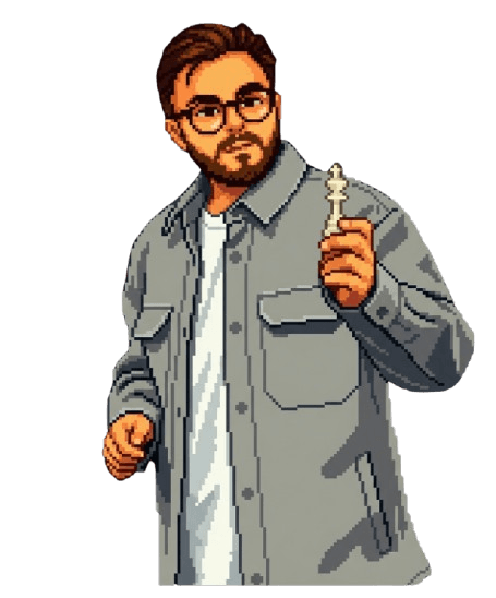 Rudy Molinillo tient une pièce d’échecs dans l’univers pixel de NXUS