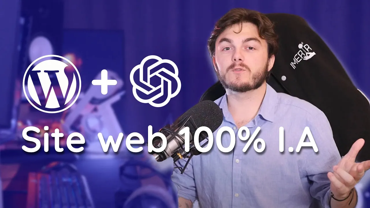 On fait créer 100% du contenu d'un site web par des I.A